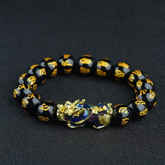 Pulsera obsidiana/Pixiu/Pixiu que cambia de color