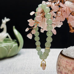 Pulsera elemento madera/Pulsera de moda de venturina